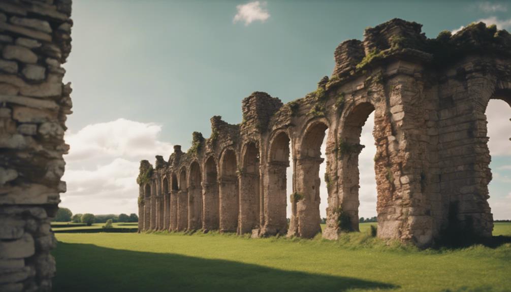 ancient roman town ruins