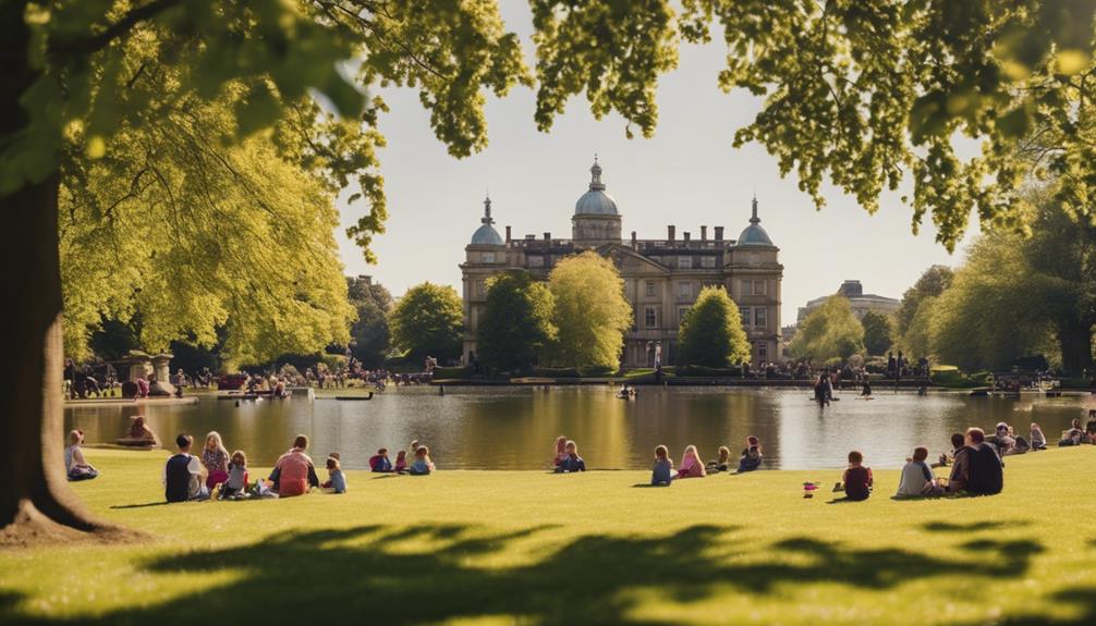 beautiful park in london