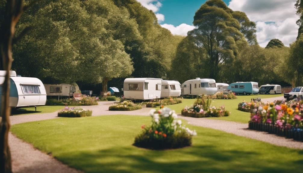 caravan and camping site