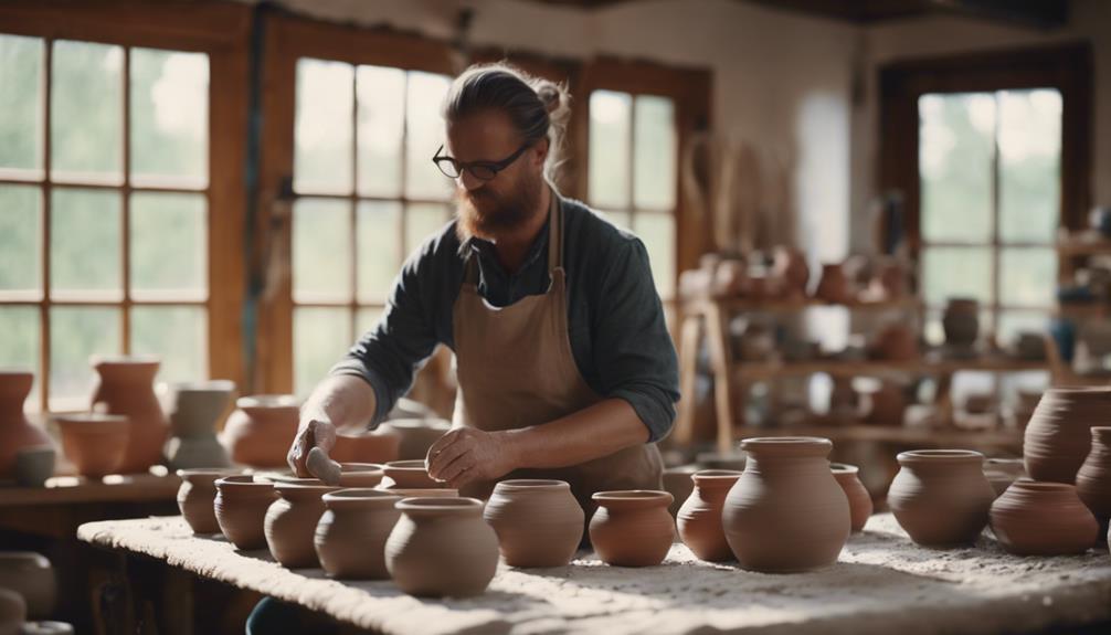 creative pottery classes offered