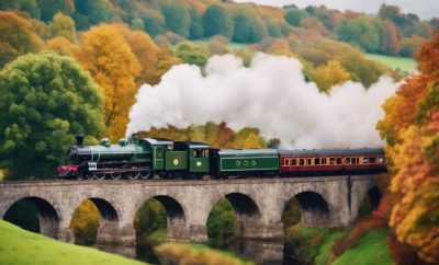 Experience Staffordshire's Historic Steam Train Journeys on Holidays