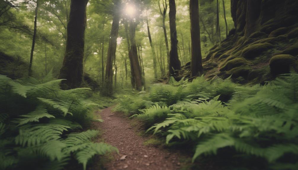 exploring a scenic path