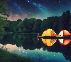 family camping in shropshire