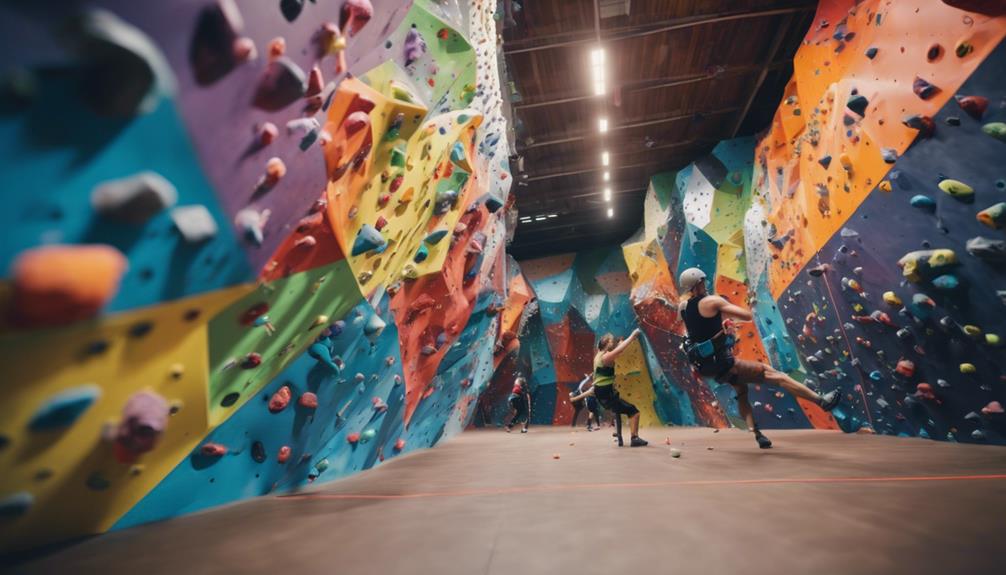 great indoor climbing facility