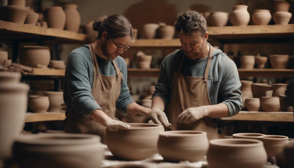 handcrafted pottery from england