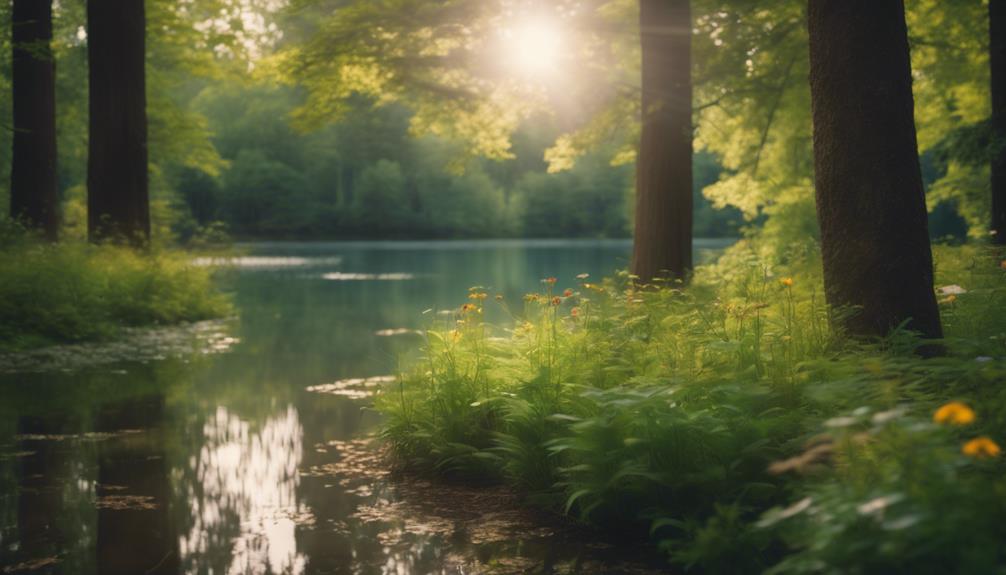 lush woodland in cheshire