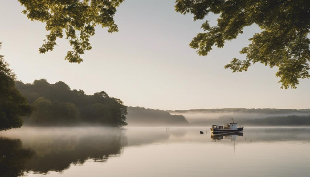 picturesque lake in england