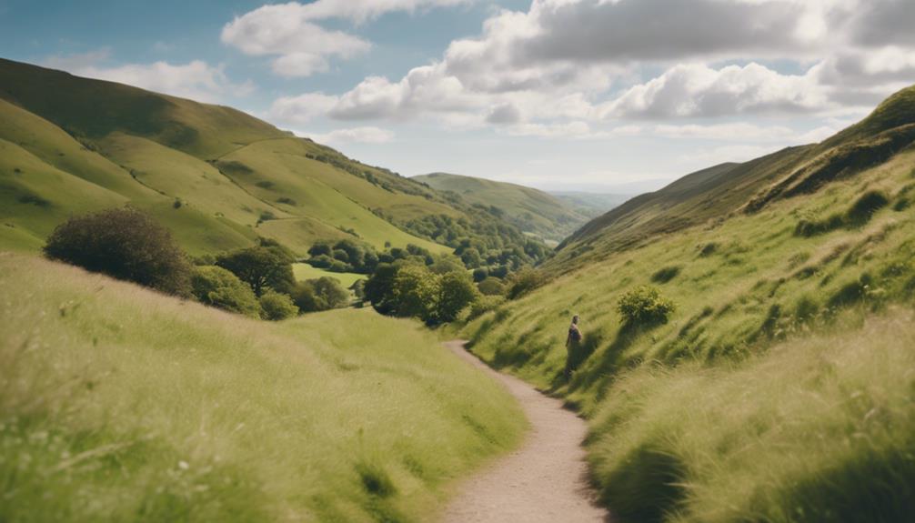 scenic valley hiking trail