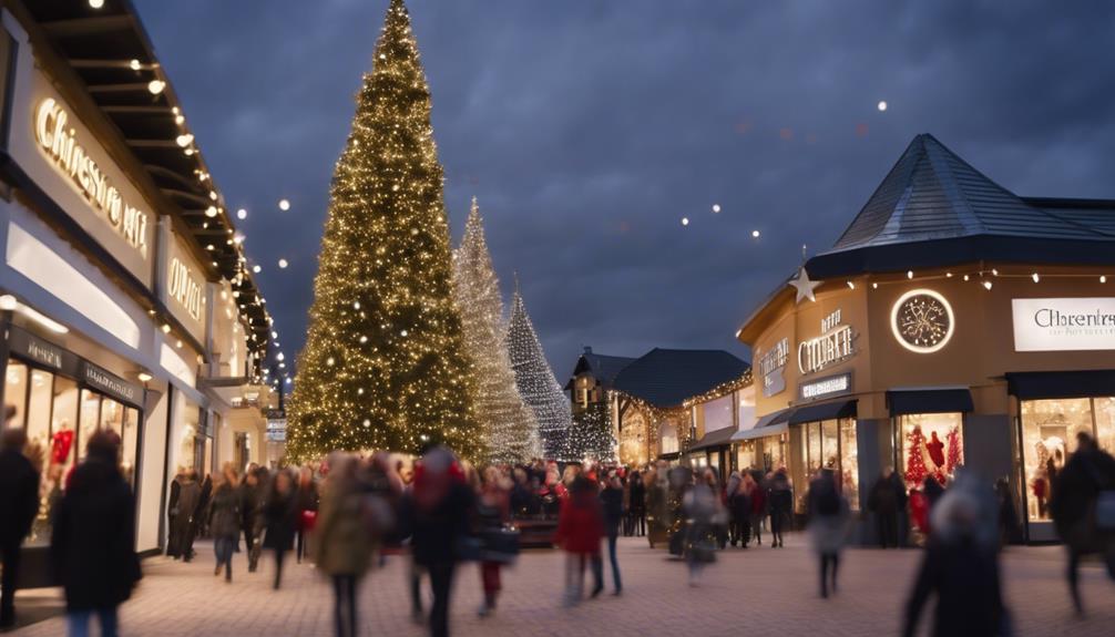 shopping at designer outlet