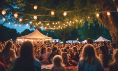 What Outdoor Live Entertainment Events in Staffordshire During Holidays?