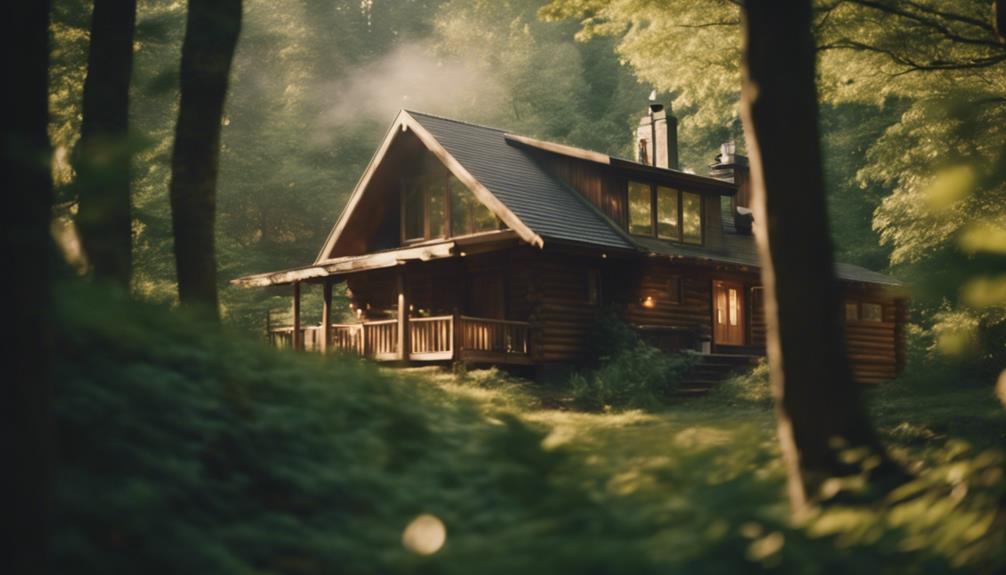 tranquil forest cabins escape