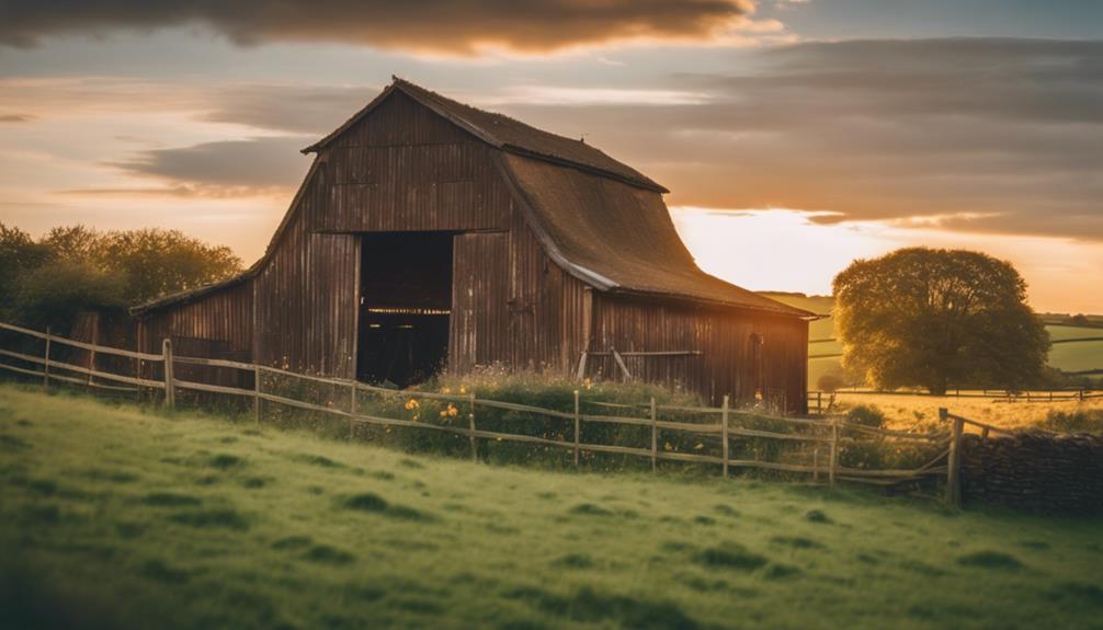 unique barn in england