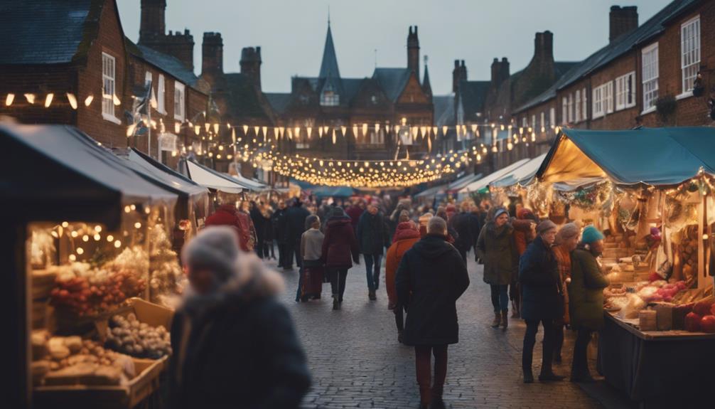 vibrant open air market